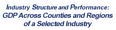 Maine - Gross Domestic Product Across Counties and Regions of a Selected Industry
